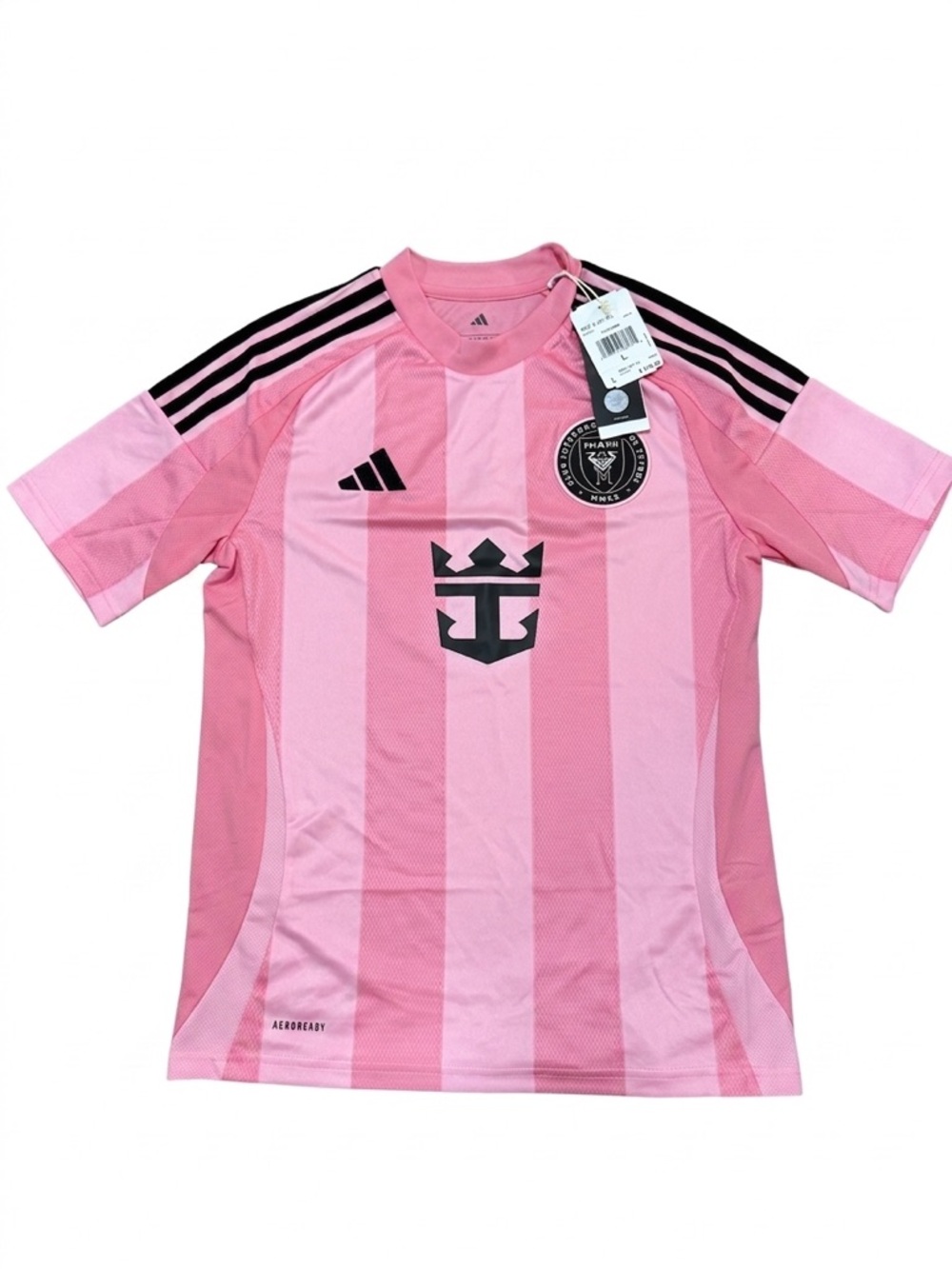 NWT adidas Inter Miami CF 24/25 Home Jersey• Royal Caribbean • Messi era Youth L
